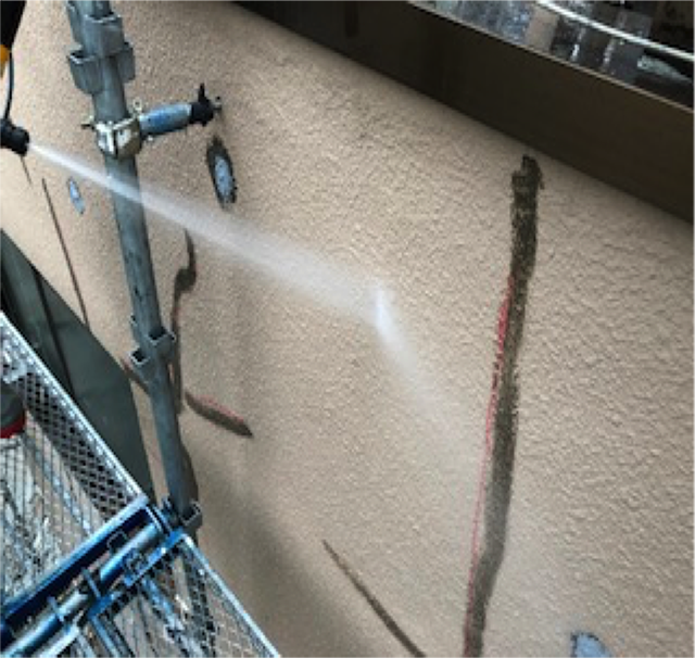 東京港区Nマンション外壁防水工事 洗浄